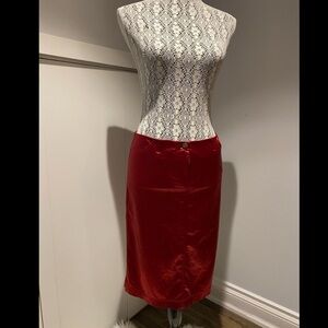 Plein Sud satin pencil skirt size 8